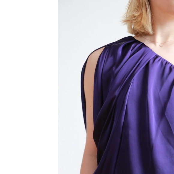 AIDAN MATTOX One Shoulder Mini Dress SIZE 0 - Picture 9 of 9